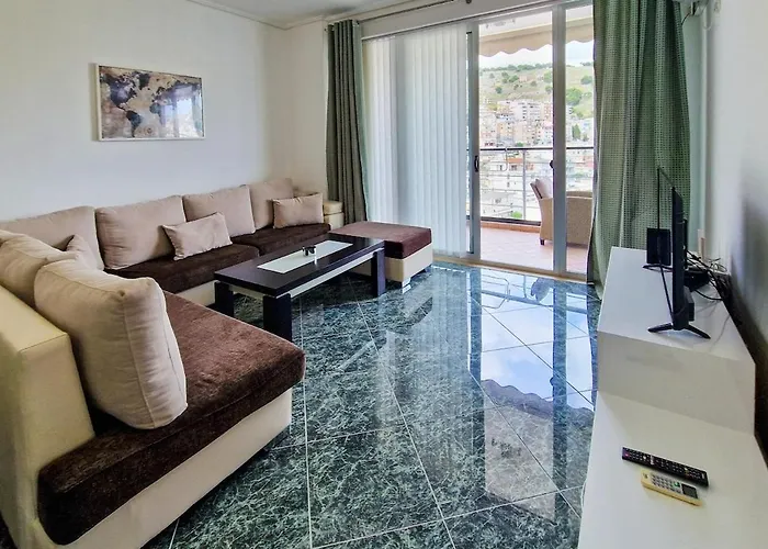 Panorama Sky Ii Sea View Ii 4 Min Walk To Apartmán Sarandë